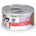 Hill's Science Diet Kitten Sensitive Stomach & Skin Salmon & Vegetable Stew Canned Wet Cat Food