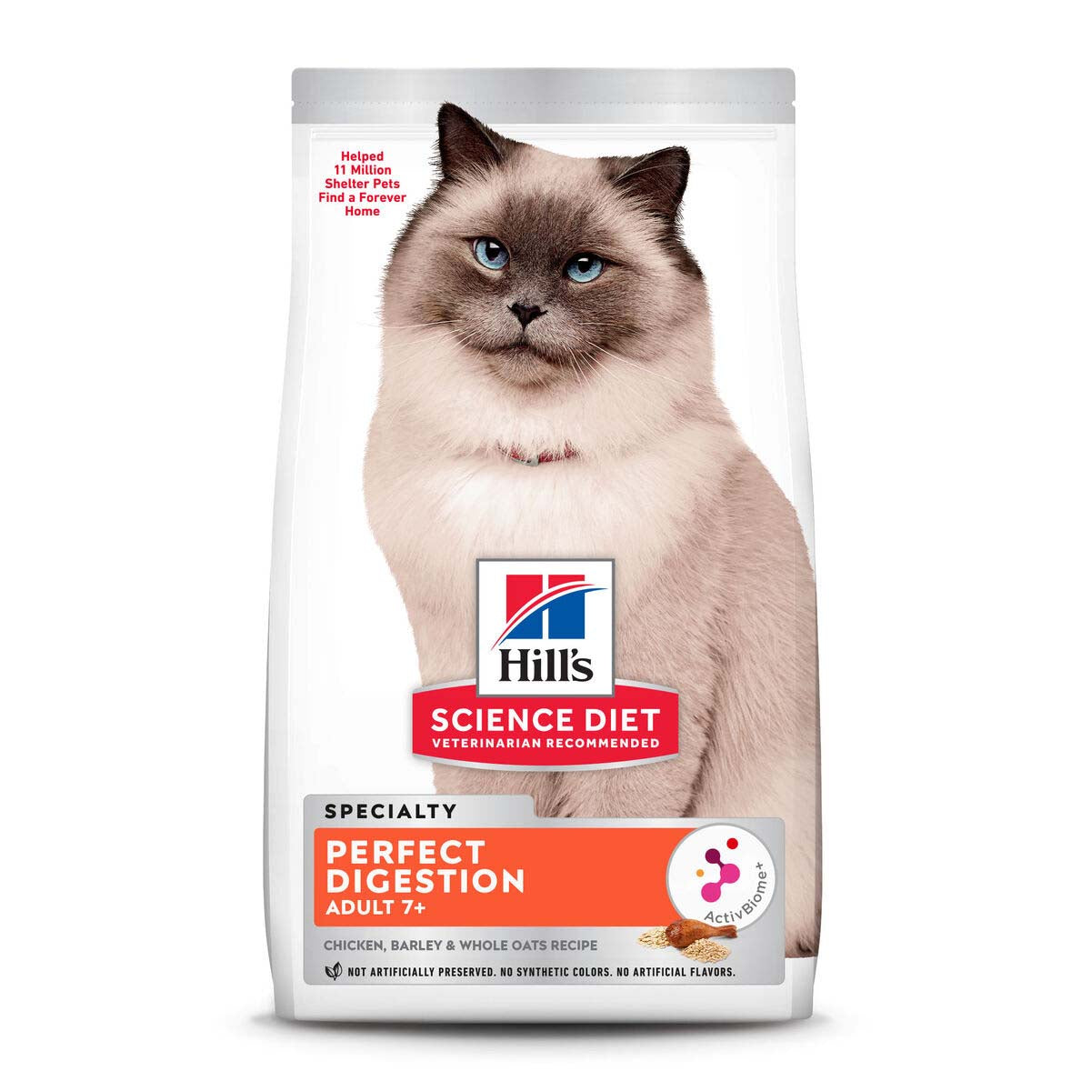 Hill's Science Diet Adult 7+ Perfect Digestion Chicken Dry Cat Food