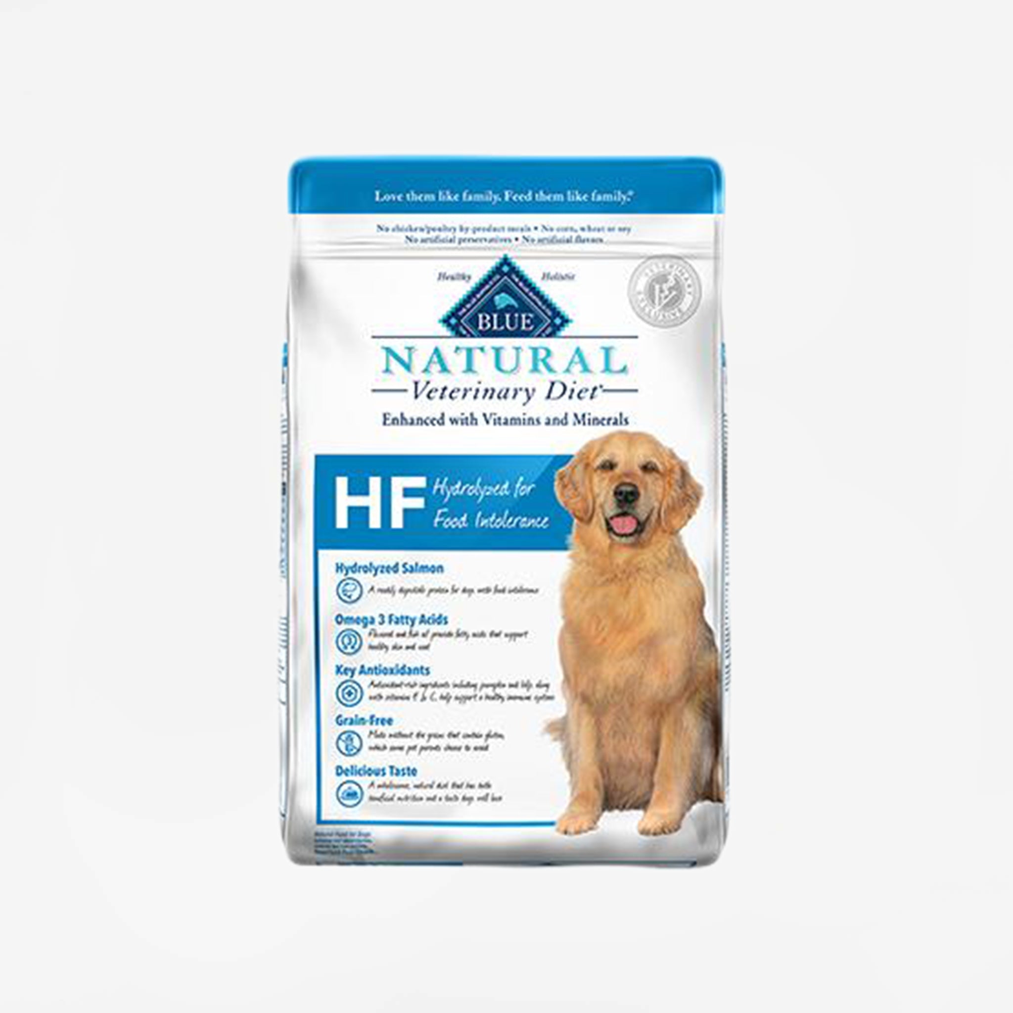 Blue Buffalo Natural Veterinary Diet HF Hydrolyzed for Food Intolerance for Dogs - Dry
