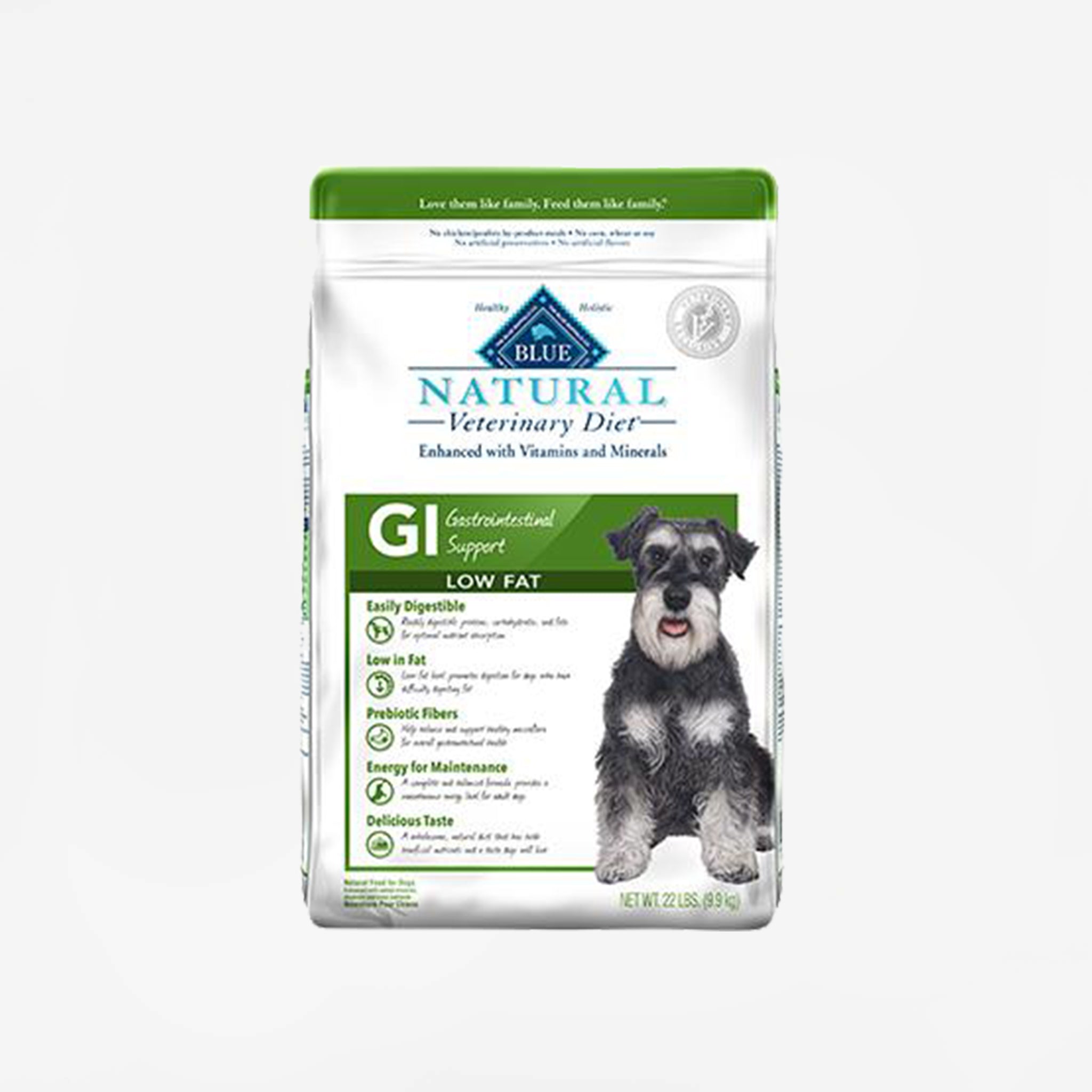 Blue Buffalo Natural Veterinary Diet GI Low Fat Gastrointestinal Support for Dogs - Dry