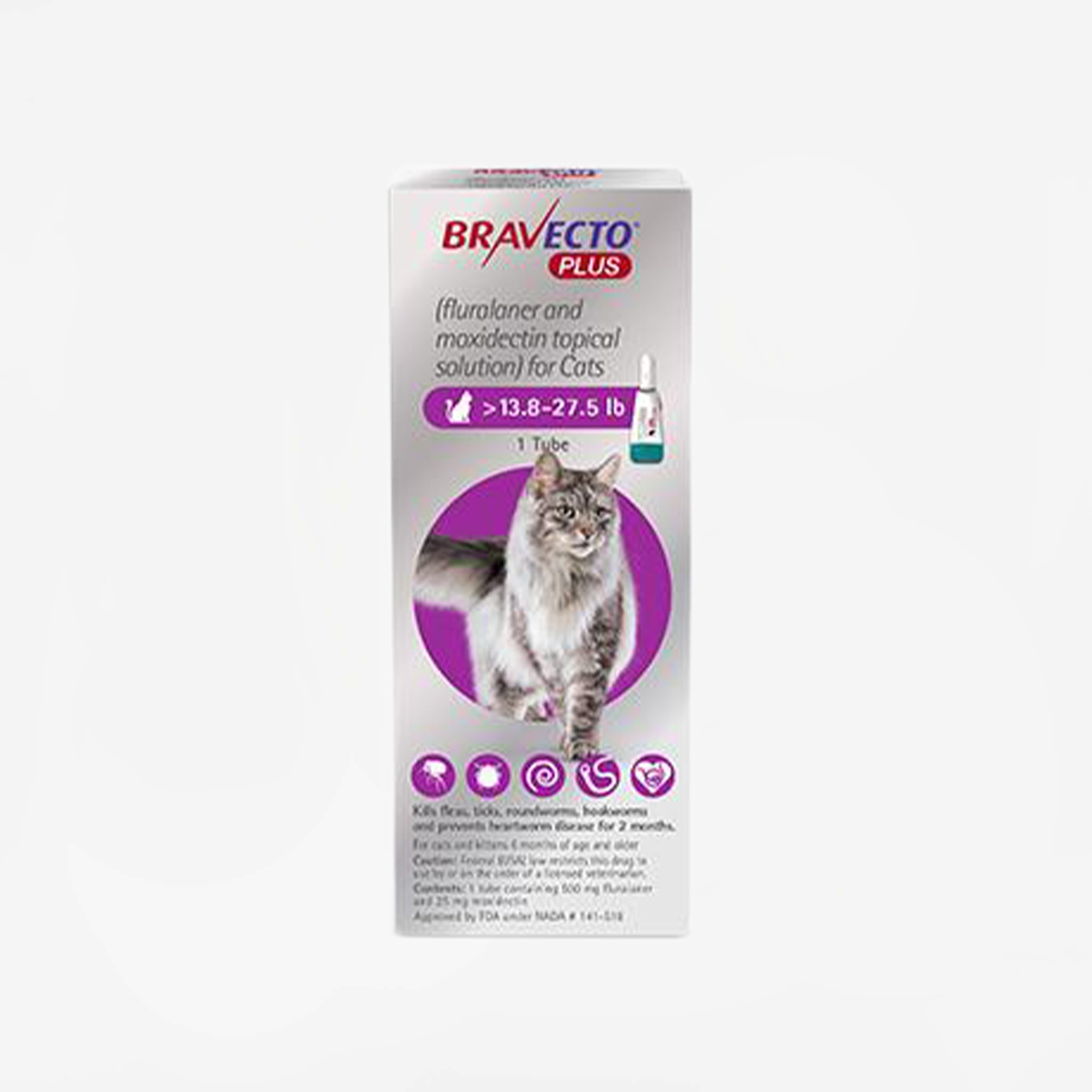 Bravecto PLUS Topical for Cats (8 Weeks) (Rx)