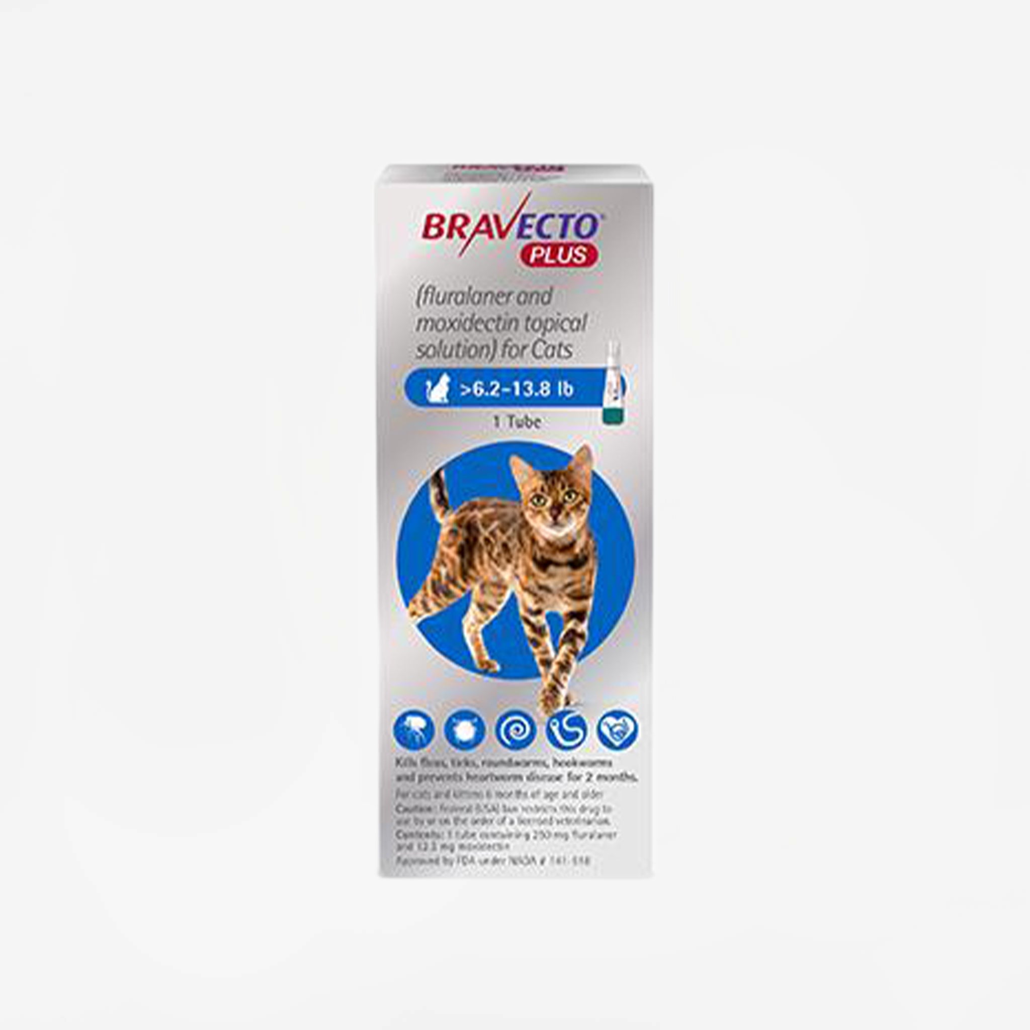 Bravecto PLUS Topical for Cats (8 Weeks) (Rx)