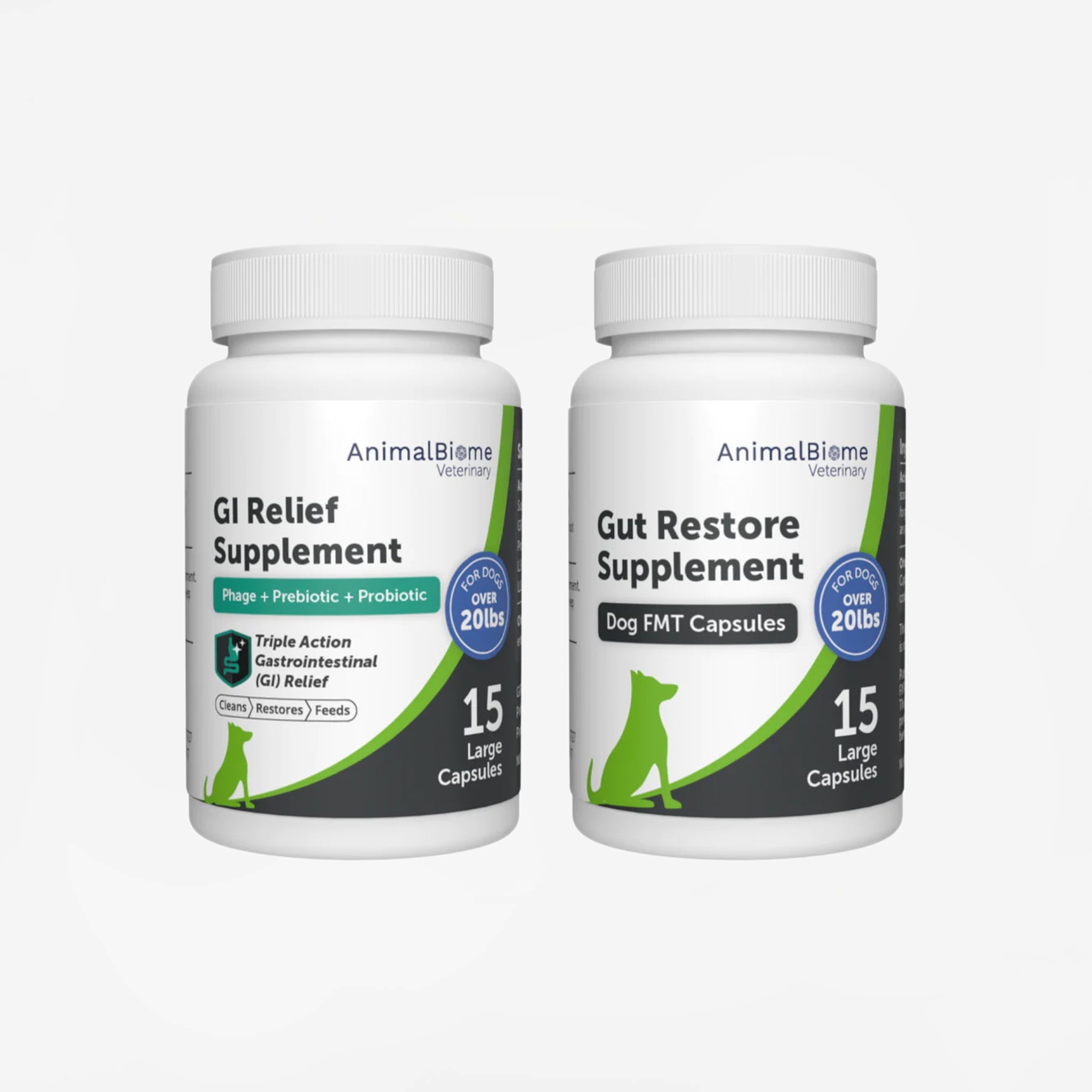 AnimalBiome GI Relief Kit For Dogs (Over 20 Lbs)