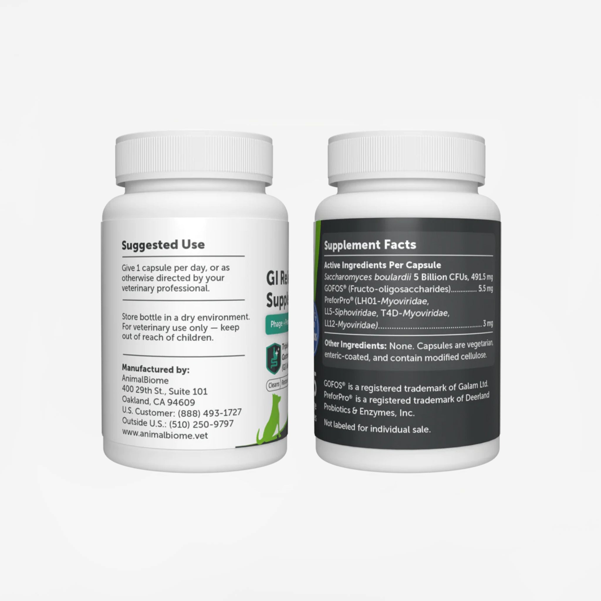 AnimalBiome GI Relief Kit For Dogs (Over 20 Lbs)