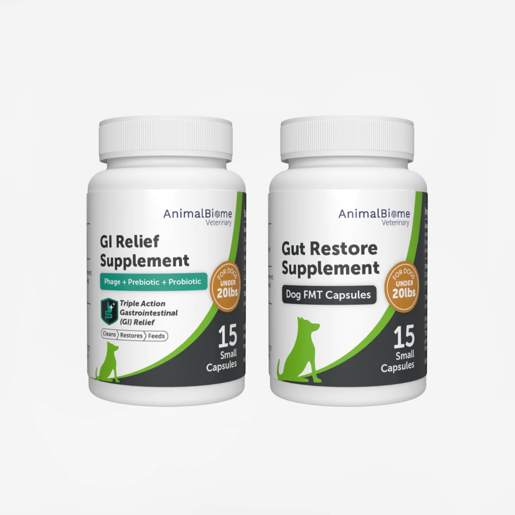 AnimalBiome GI Relief Kit For Dogs (Under 20 Lbs)