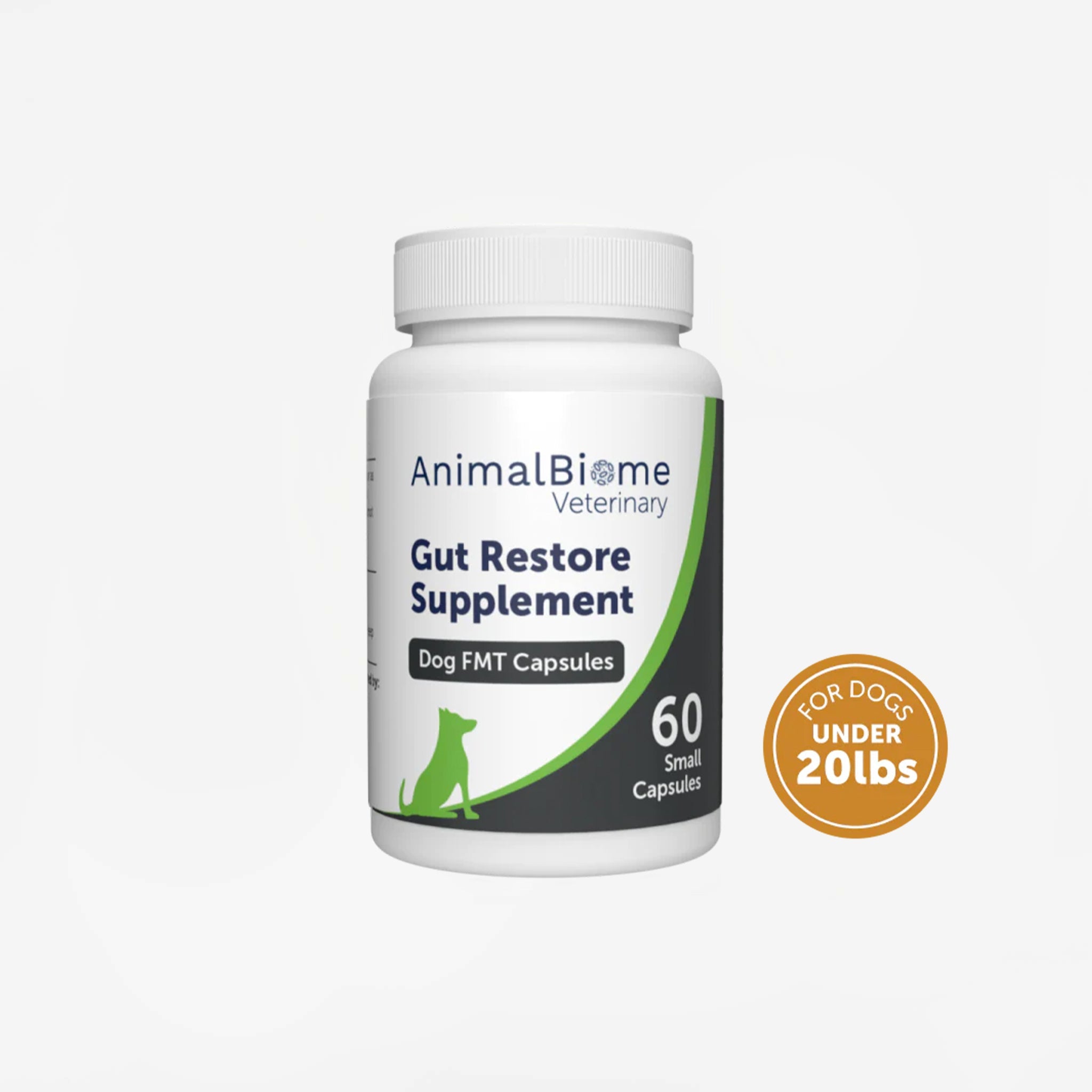 AnimalBiome FMT Gut Restore Capsules For Dogs (Under 20 Lbs)