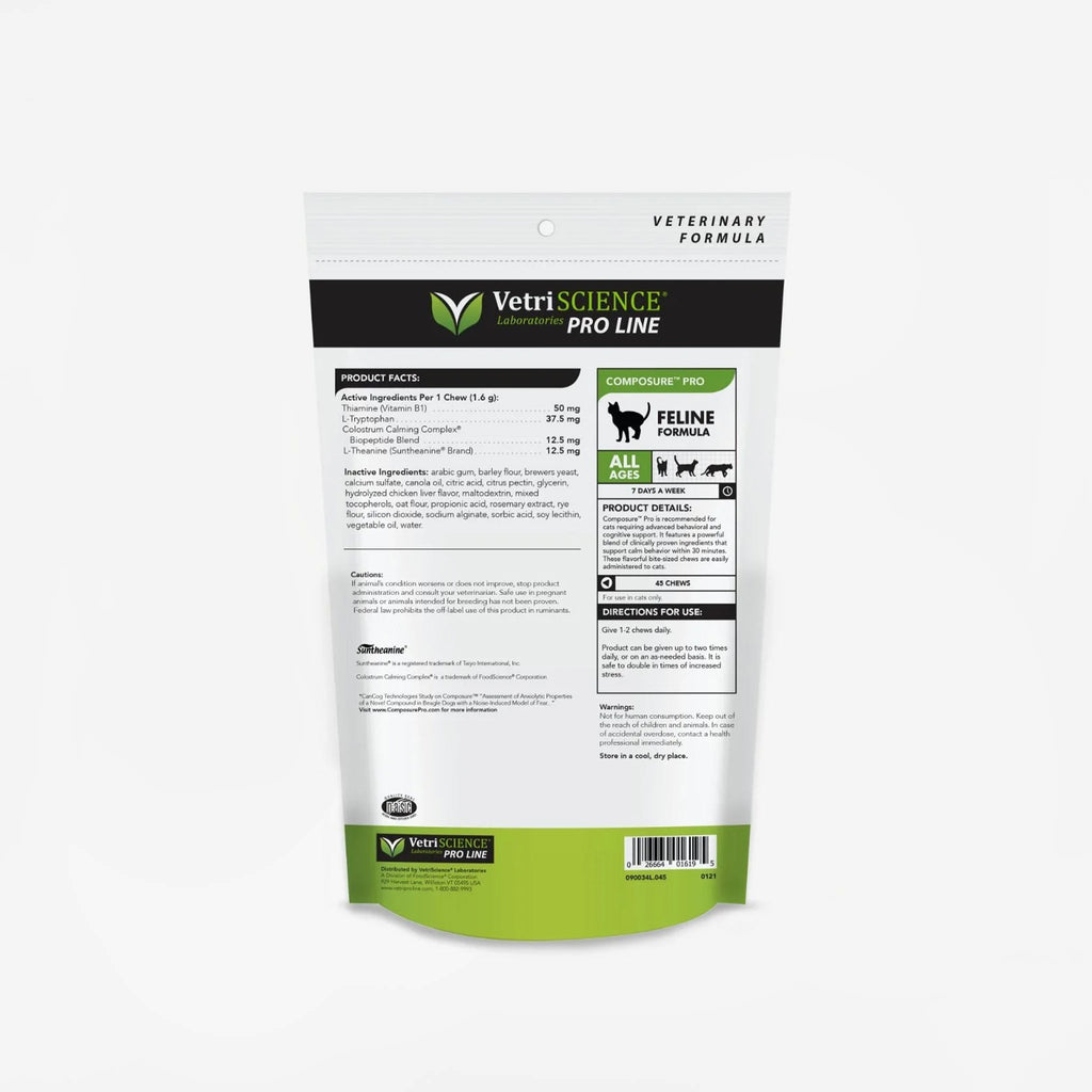 VetriScience Composure Pro for Cats