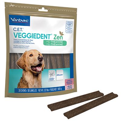C.E.T. VEGGIEDENT Zen Chews for Dogs