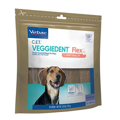 C.E.T. VEGGIEDENT Flex Chews for Dogs