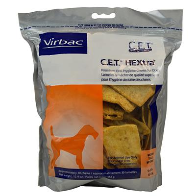 C.E.T. HEXtra Premium Oral Hygiene Dog Chews