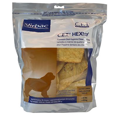 C.E.T. HEXtra Premium Oral Hygiene Dog Chews