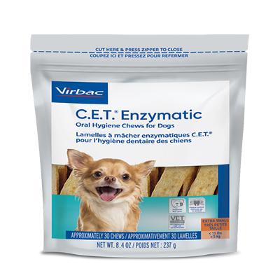 C.E.T. Enzymatic Oral Hygiene Chews for Dogs