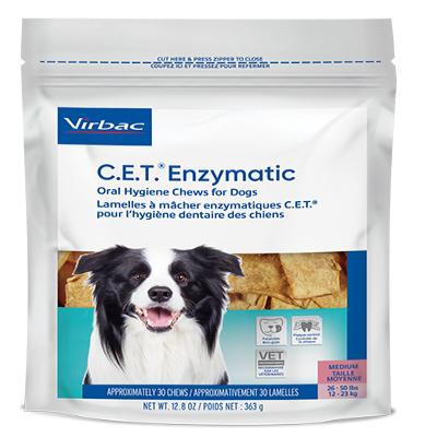 C.E.T. Enzymatic Oral Hygiene Chews for Dogs