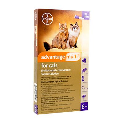 Advantage Multi Topical Solution for Cats - 6 months (Rx)