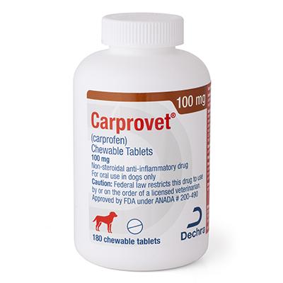 Carprovet (carprofen) Chewable Tablets (Rx)