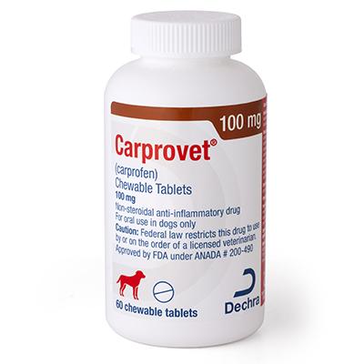 Carprovet (carprofen) Chewable Tablets (Rx)