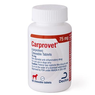 Carprovet (carprofen) Chewable Tablets (Rx)