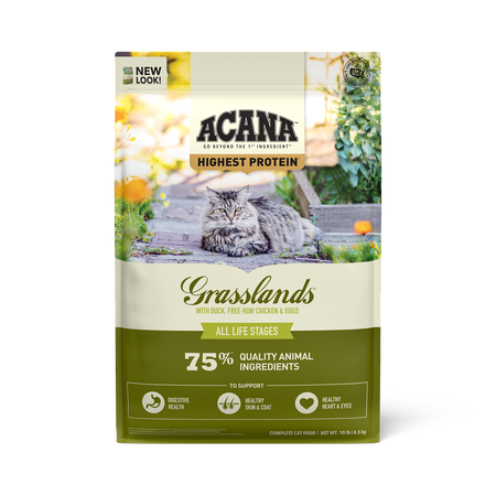 Acana Highest Protein Grasslands Dry Cat Food
