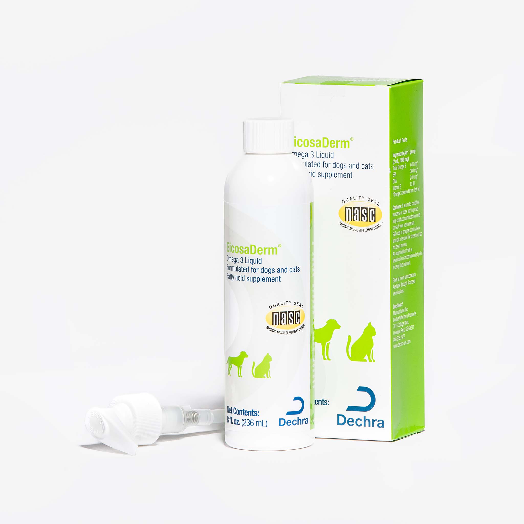 EicosaDerm Omega 3 Liquid for Dogs & Cats