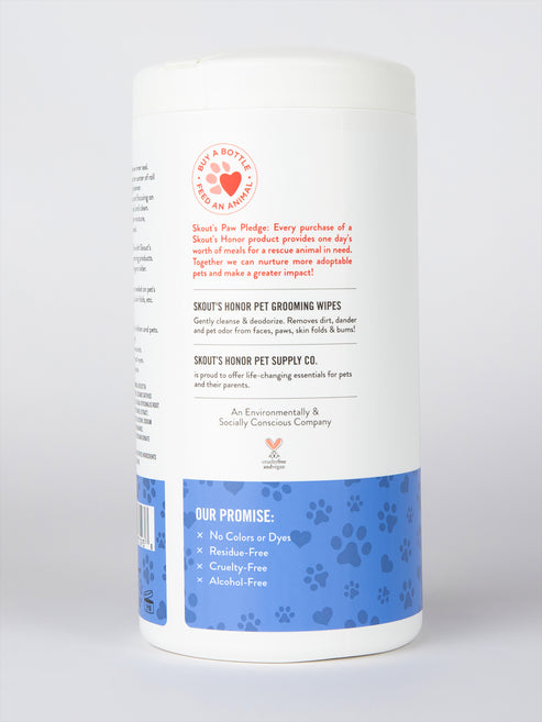 Skout's Honor Pet Grooming Wipes